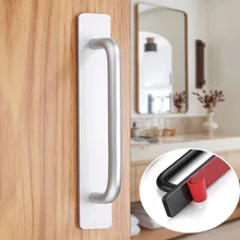 

2Pcs Self-adhesive Door Handle Stick Open Sliding Door Knob Glass Window Grip Labor Saving Auxiliary Device Wardrobe Handle