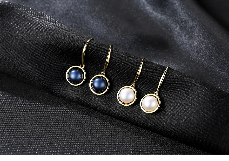 

S925 Sterling Silver Earrings Pearl Ear Hook Earrings