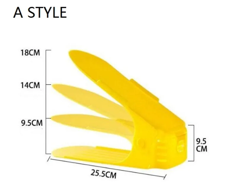 Регулируемый и прочный органайзер для обуви, слот для поддержки обуви, компактный шкаф, стойка для обуви, Обувная коробка, органайзер для обуви, подставка