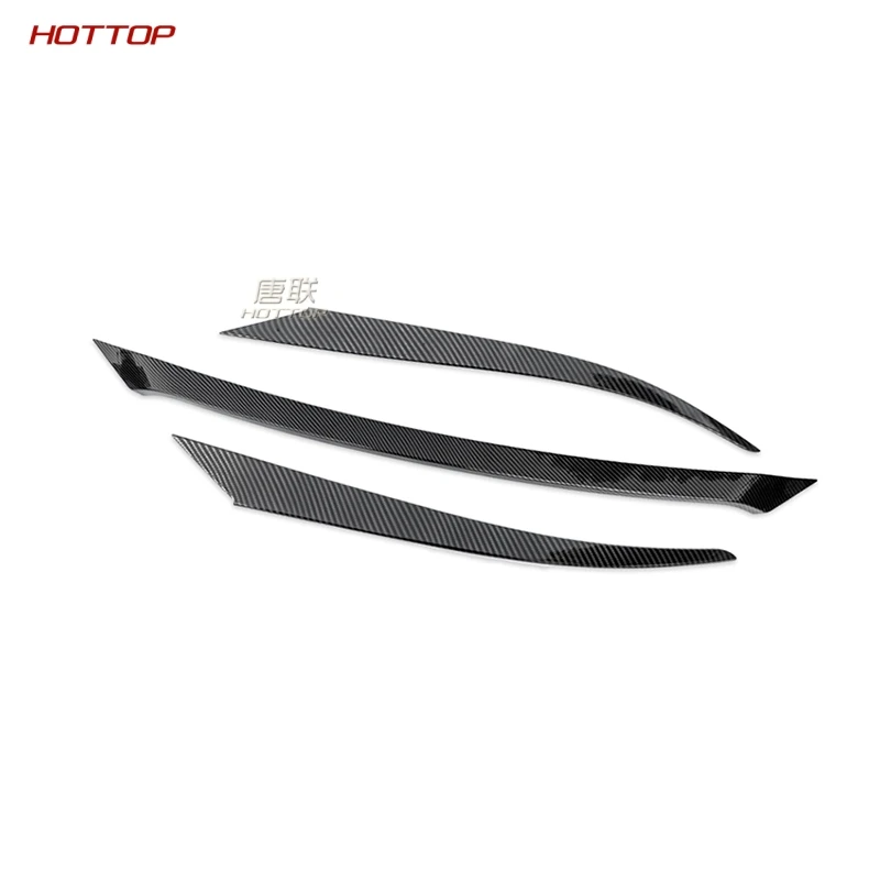 Carbon Fiber 3pcs Для Mazda 3 Axela лицевая крышка двигателя средней капота декоративная накладка - Цвет: Carbon Fiber 3pcs
