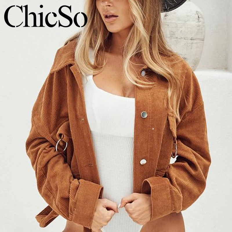 

MissyChilli Black khaki pocket jacket women Elegant casual button belt warm coat Fashion autumn winter streetwear soft overcoat