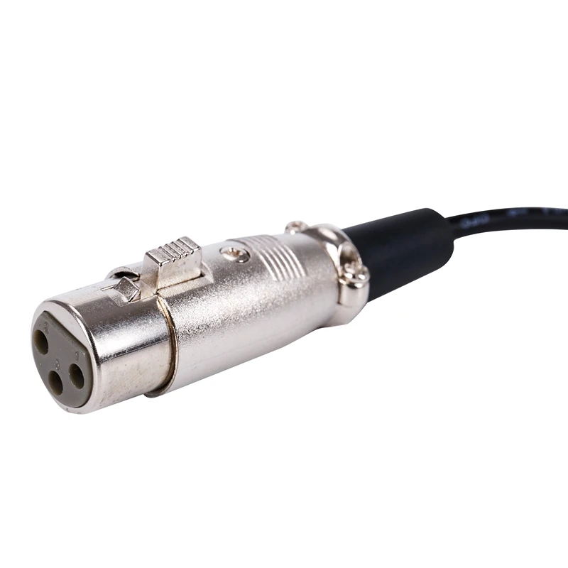 XLR 3 контактный разъем под прямым углом 1/8 дюймов 3,5 мм стерео разъем микрофона аудиокабель кабель 10Ft