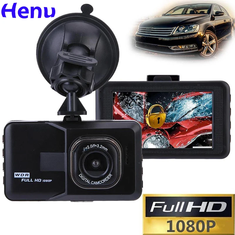 

Simple Mini 3Inch Full HD 1080P Car Driving Recorder Vehicle Camera DVR EDR Dashcam With Motion Detection Night Vision G Sensor