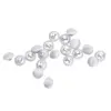 20Pcs Cloth Buttons Smooth Satin Covered Wedding Dress Back buckles Metal Shank Buttons for Tuxedo Suits Gowns Blouses Coats 2