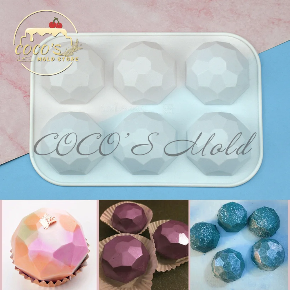 

Valentine's Day Diamond Fondant Chocolate Silicone Mold Handmade Sugarcraft Soap Molds Cake Decorating Tools Bakeware