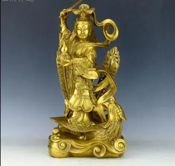 

YM 1019 Pure copper, Queen Mother's nine days, Queen Mary, the goddess Buddha, the living room, Feng Shui, ornaments and craft