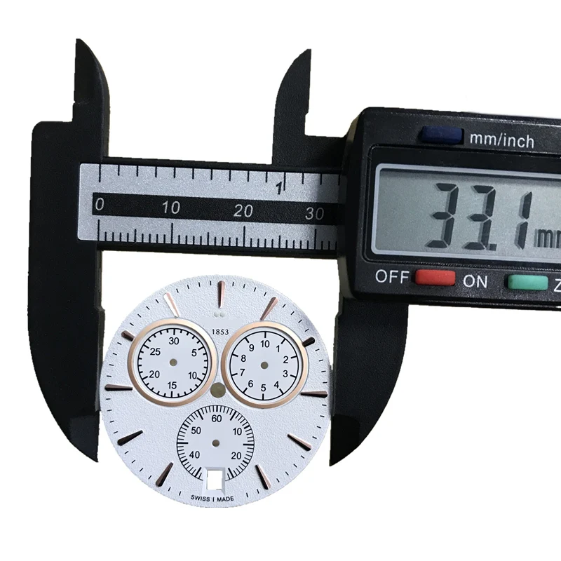 33,1 мм Циферблат для часов T106417A Мужские кварцевые часы T106 текстовые часы аксессуары T106417 запасные части
