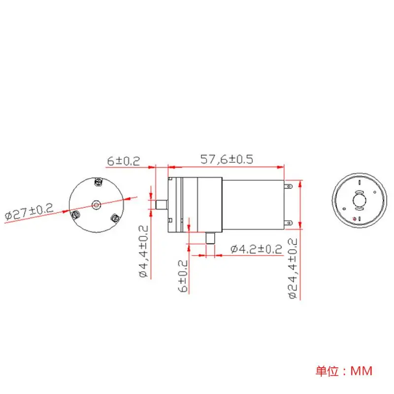 Luftpumpe-12v Mikro-elektrostatisk vakuumpumpe Mini Booster b1ec