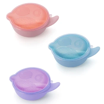 

Infant portable double-layer Feeding Food Tableware Kid Dishes Eco-Friendly Children Feeding Training Dinnerware Plate Bowl