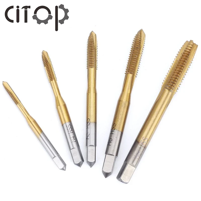 Биты для ручных метчиков Citop из быстрорежущей стали 6542 с титановым покрытием
