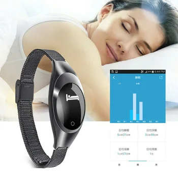 

Women Smart Bracelet Designed Step Count Measuring Heart Rate Blood Pressure Popular