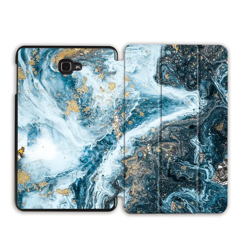 SS08 Чехол MTT с мраморной текстурой для samsung Galaxy Tab A A6 10,1 ''SM-T580 T585 из искусственной кожи, откидной Чехол-подставка, fundas, умный чехол для планшета - Цвет: SS08