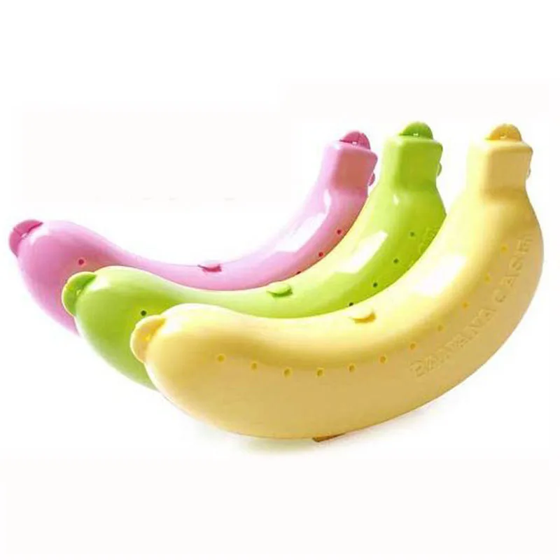 Квалифицированный милый 3 цвета Фрукты Банан защитная коробка держатель Чехол Контейнер для обедов коробка для хранения для детей Защитный фруктовый чехол
