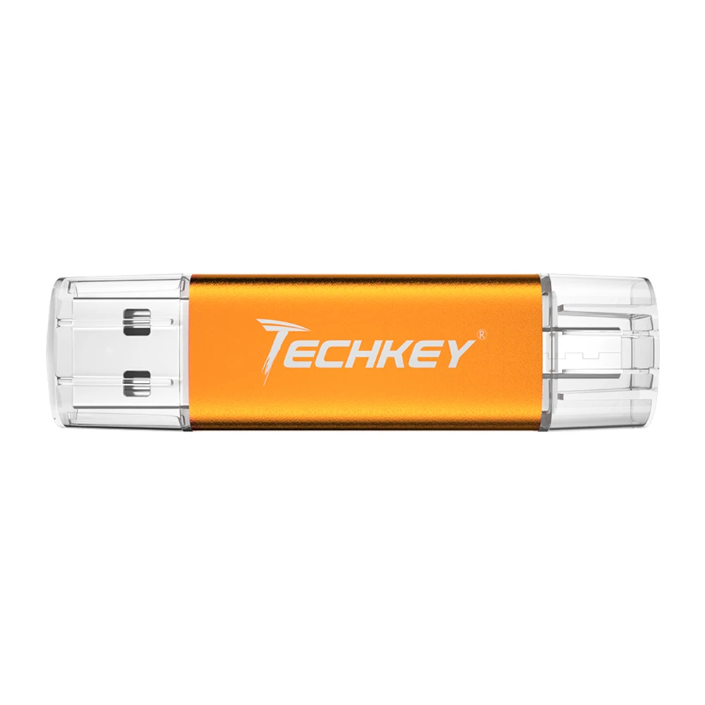 orange Флэшка OTG Cle Usb флешка 4 ГБ 8 ГБ 16 ГБ 32 ГБ 64 Гб Usb флеш-накопитель полная емкость флеш-накопитель usb карта памяти подарок смартфон - Цвет: orange