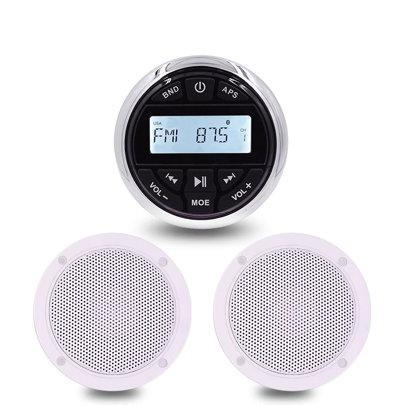 Водонепроницаемый морской Bluetooth радиоприемник стерео FM AM Аудио приемник MP3 плеер