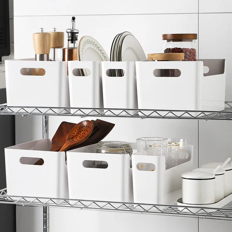 

Kitchen Supplies Sundry Storage Refrigerator Box Plastic Japanese Square Drawer Type Combination