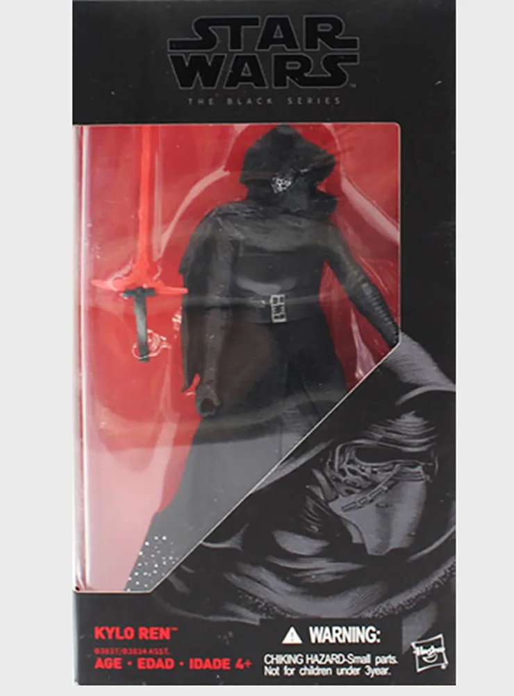 12 типов Звездных Войн черная серия Boba Kylo Phasma 02 Darth Maul Дарт Вейдер хаб Solo фигурка модель игрушка; подарок - Цвет: E With  box