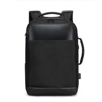 

Brand Enlarge Backpack USB External Charge 18 Inch Laptop Backpack Shoulders Men Anti-theft Waterproof Travel Backpack Bagpack