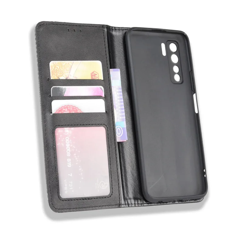 For Huawei nova 7 SE Case Premium Leather Wallet Leather Flip Case For Huawei nova 7 SE Phone Case 6.5" huawei silicone case