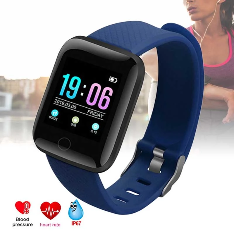 

Smart Bracelet IP67 Heart Rate Blood Pressure Sleep Monitoring Watch for Sports AS99