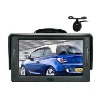 

Hot 4.3 Inch TFT Color Display Sun Visor Car LCD Monitor Dashboard Screen Parking Monitor Suction Cup Type
