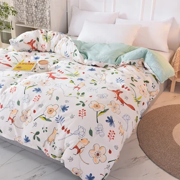 

Duvet Cover,Comforter/Quilt/Blanket case Twin full Queen King Bedding 220x240/200x230、150x200、180x220cm Butterfly in flowers