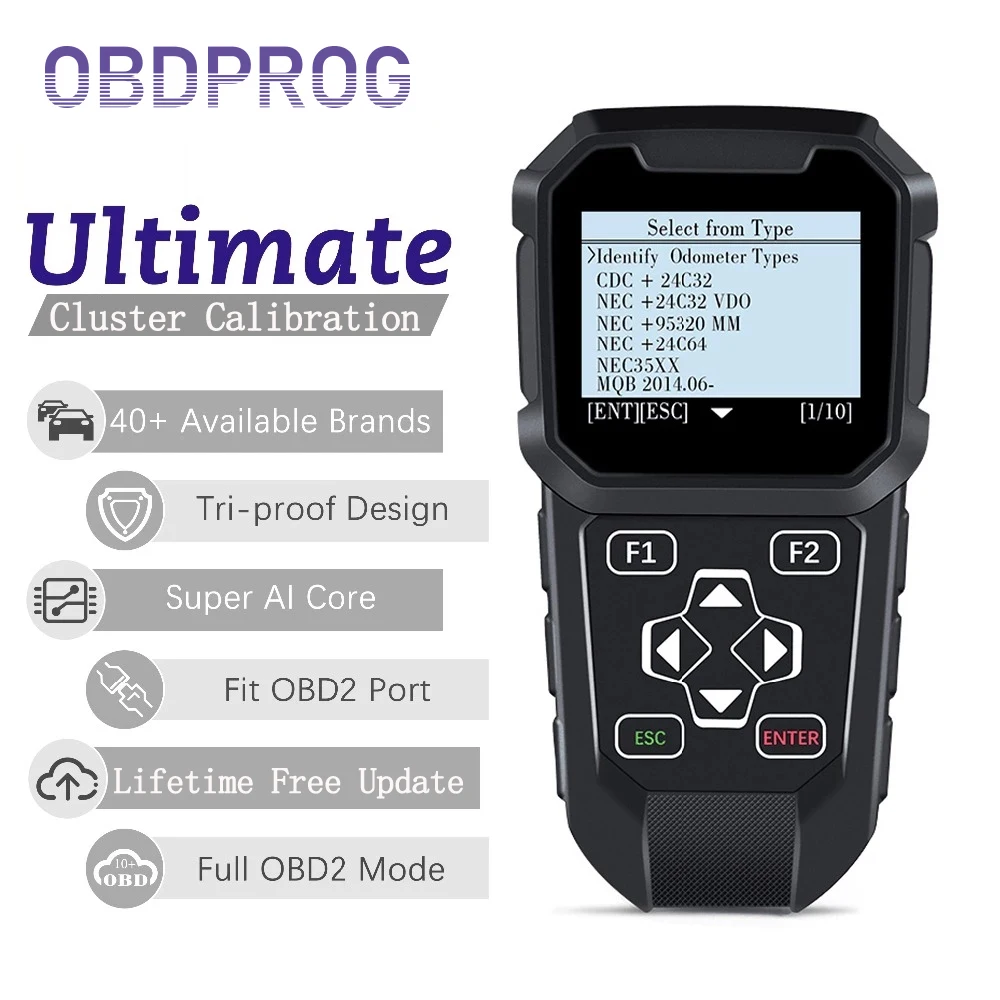OBDPROG MT401 БД кластер калибровка сброс профессиональный автомобильный программист