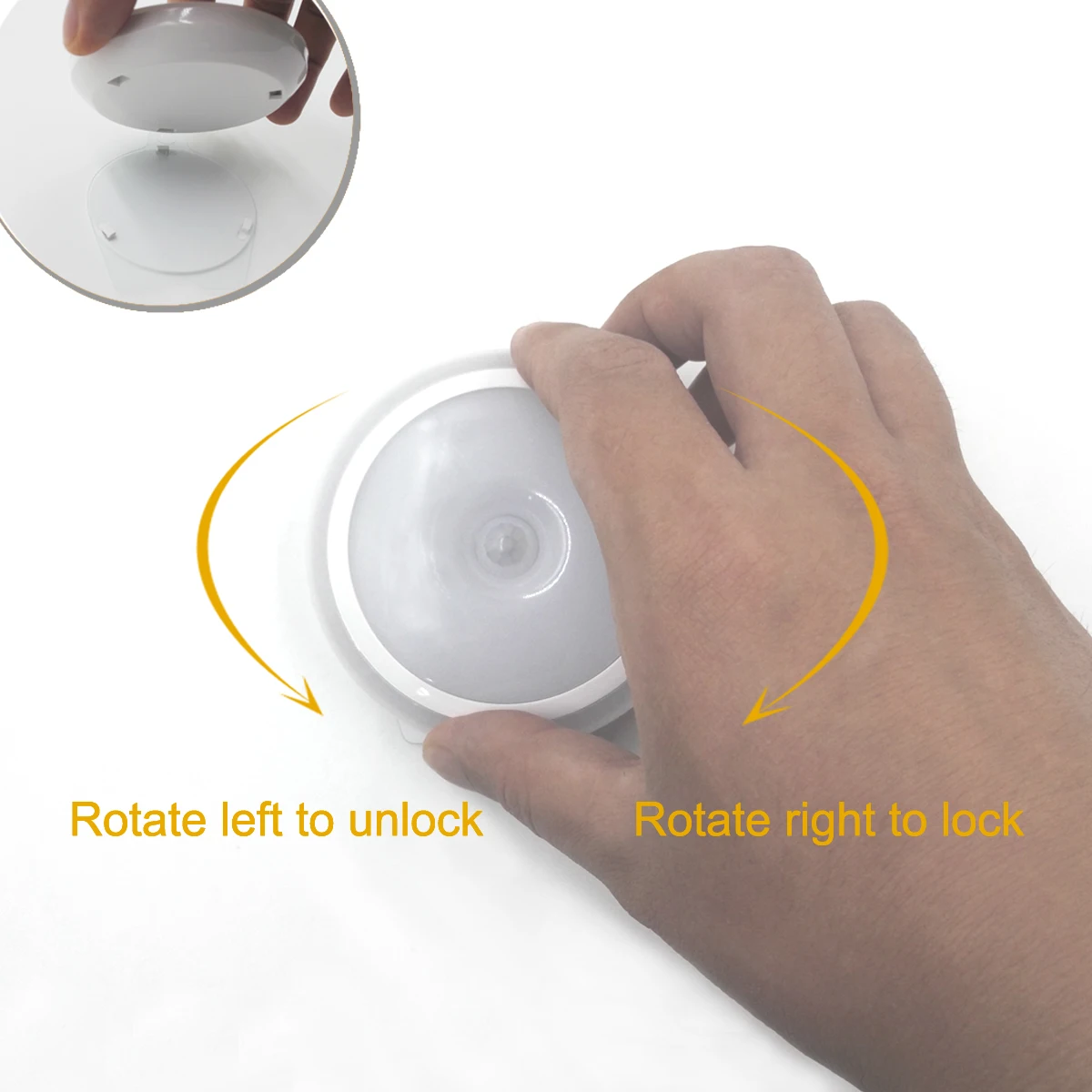 

Motion Sensor Night Light Under Cabinet Light with Wireless Detector Light Wall Lamp for Porch Kitchen and Bedside