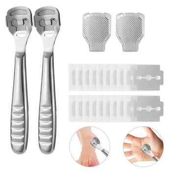 

1Set Hot Professional Foot Care Stainless Steel Cuticle Remover Dead Skin Removal Pedicure Hard Skin Shaver Foot Care Tools