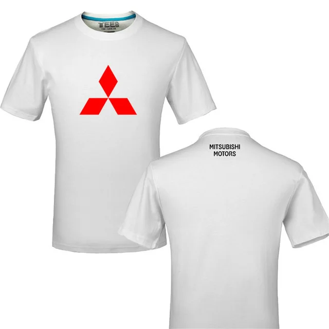 Забавная футболка с логотипом Мицубиси, хлопок, унисекс, летняя ...