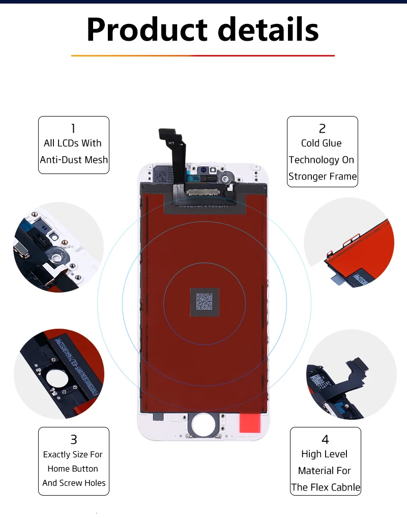 Белый и черный качественный экран для iPhone 5 5S 5c 5e 6 ЖК-экран Замена дигитайзер дисплей сборка с инструментами подарок