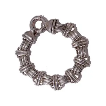 

Sterling silver bracelet for men in 21 cm lockable reasa