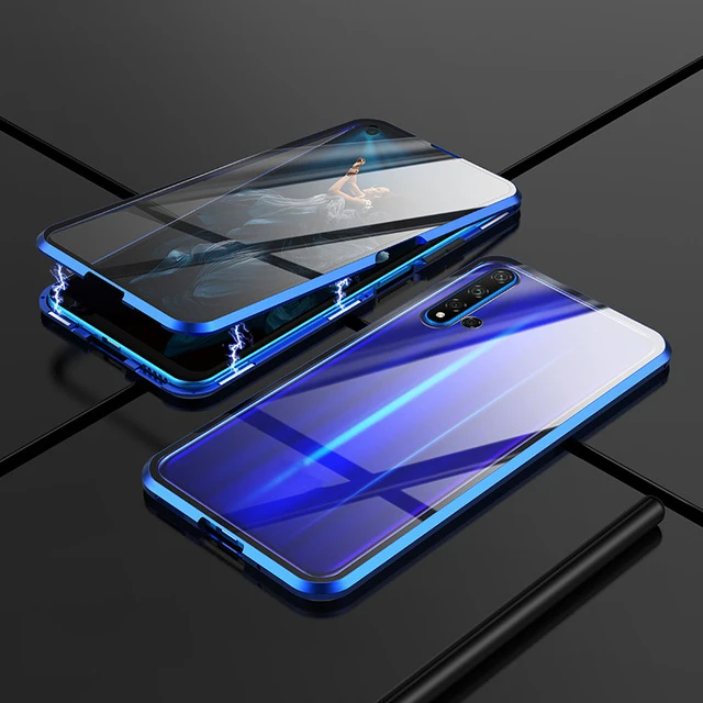thumbnail image 1 of 360 Full Protection Magnetic Case For Samsung S10 S20 S8 S9 S21 S22 S23Plus A71 A70 A51 A50 Note 20 9 8 Plus Uitra Double Glass, 1 of 5