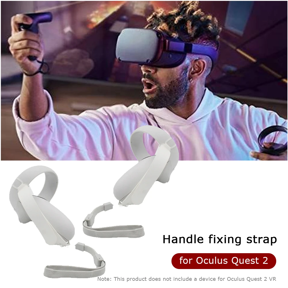 Anti-off Hand Knuckle Strap For Oculus Quest 2 VR Touch Controller Adjustable Handle Grip Wrist Belt Strap For Oculus Quest 2
