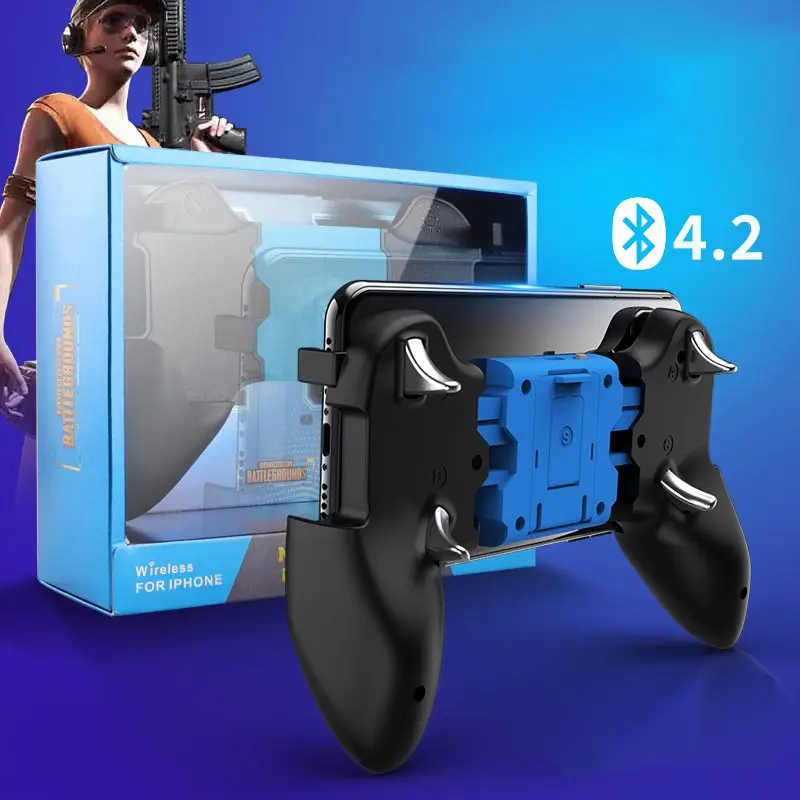 S7 bluetooth Gamepad for PUBG Mobile Games Colling Fan Controller Cooler for iOS Smartphone for iPh