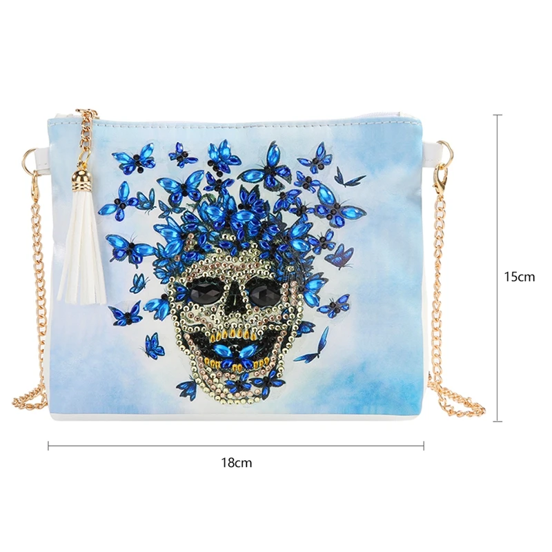 

JHD-DIY Diamond Painting Ladies Handbag Clutch Messenger Bag Handicraft Travel Storage Bag