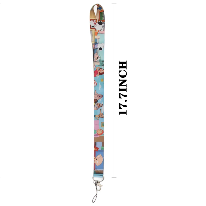 K394 20 шт./партия семья Guy Lanyards для брелка ID карты пройти мобильный телефон USB держатель значка Висячие веревки шнурок