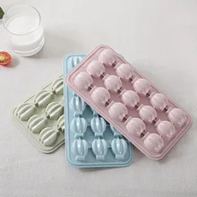 Креативный DIY лоток для льда в форме банана, форма для мороженого, двухслойный лоток для льда, домашний лоток для льда, bing kuai he