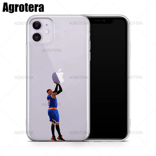 Agrotera Phone Cases James Harden Andre Iguodala Paul George Clear TPU Case Cover for iPhone 12 SE2020 XS 13 for iPhone11Pro Max Carmelo Anthony
