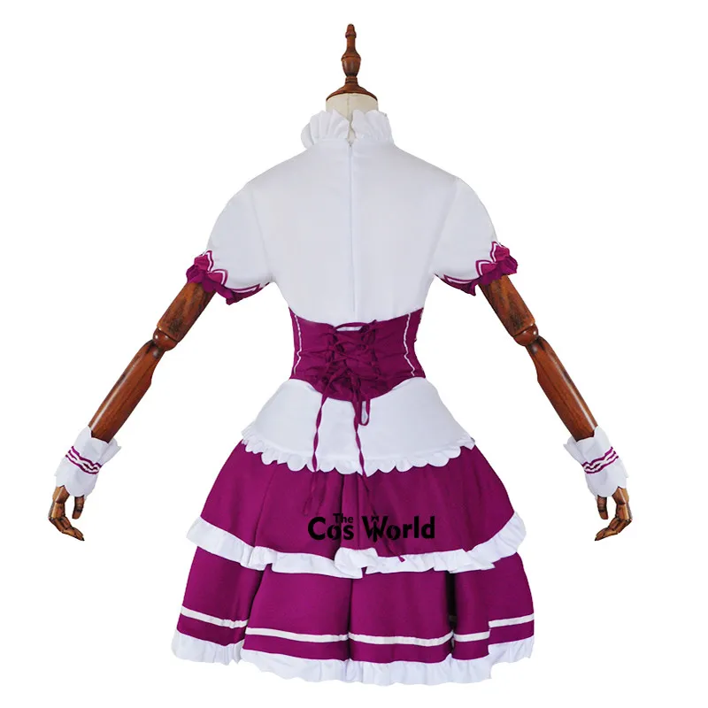 Костюм горничной на день рождения Re Zero Kara Hajimeru Isekai Seikatsu Remu Ramu| |