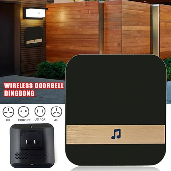

Wireless Chime Receiver Musical Wireless Chime Doorbell Volume Adjustment 52 Ring Tones J99Store
