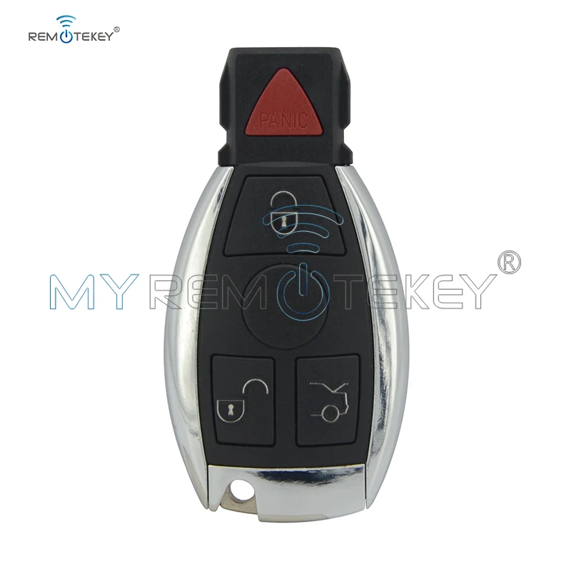 Remtekey IYZDC07 IYZDC10 IYZDC11 Smart Car Key Fob Shell Case 3 Button With Panic For Mercedes Benz C350 S550 R350 10pcs blank car key shell for benz ml350ml320 s350s320 transponder key shell hu64 blade with sticker