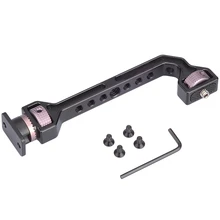 RISE-Ronin S Monitor Mount Extension Plate Bracket Magic Arm Mount Microphone Led Video Light For Dji Ronin-S Gimbal Accessories