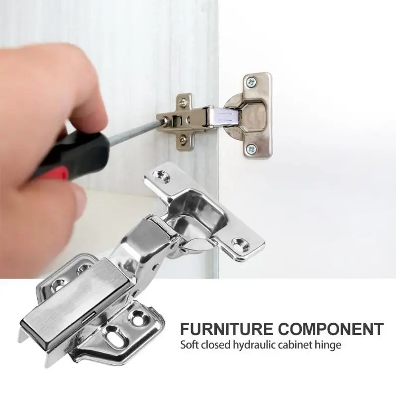

112*60*32mm Kitchen Cabinet Hinge Concealed Hydraulic Furniture Cupboard Door Hinge Wear-resistant & Durable Door Cabinets Hinge