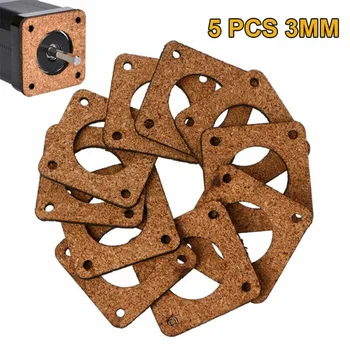 

5pcs For 3D Printer Nema 17 42 Stepper Motor Damper Cork Gasket Reprap Isolator Reduce Vibration Transmission To The Printer Fra