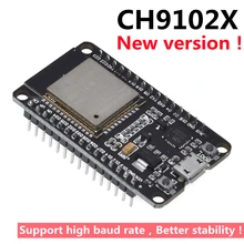 New version!ESP32 Development Board CH9102X WiFi+Bluetooth Ultra-Low Power Consumption Dual Core ESP-32 ESP-32S Similar