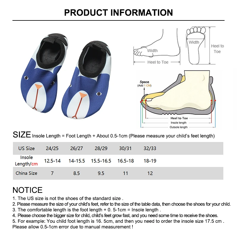 Детские тапочки; быстросохнущие туфли для плавания для мальчиков и девочек; нескользящие домашние мягкие носки; Детские домашние носки для плавания