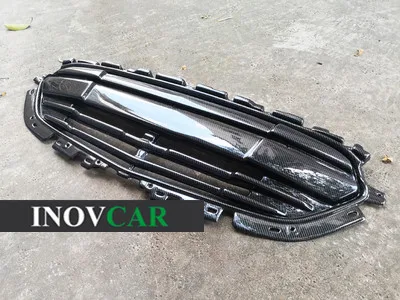 Одна пара глянцевая черная GT Алмазная стильная глянцевая черная Решетка переднего бампера для Мазда CX-8 сотовая сетка для гриля
