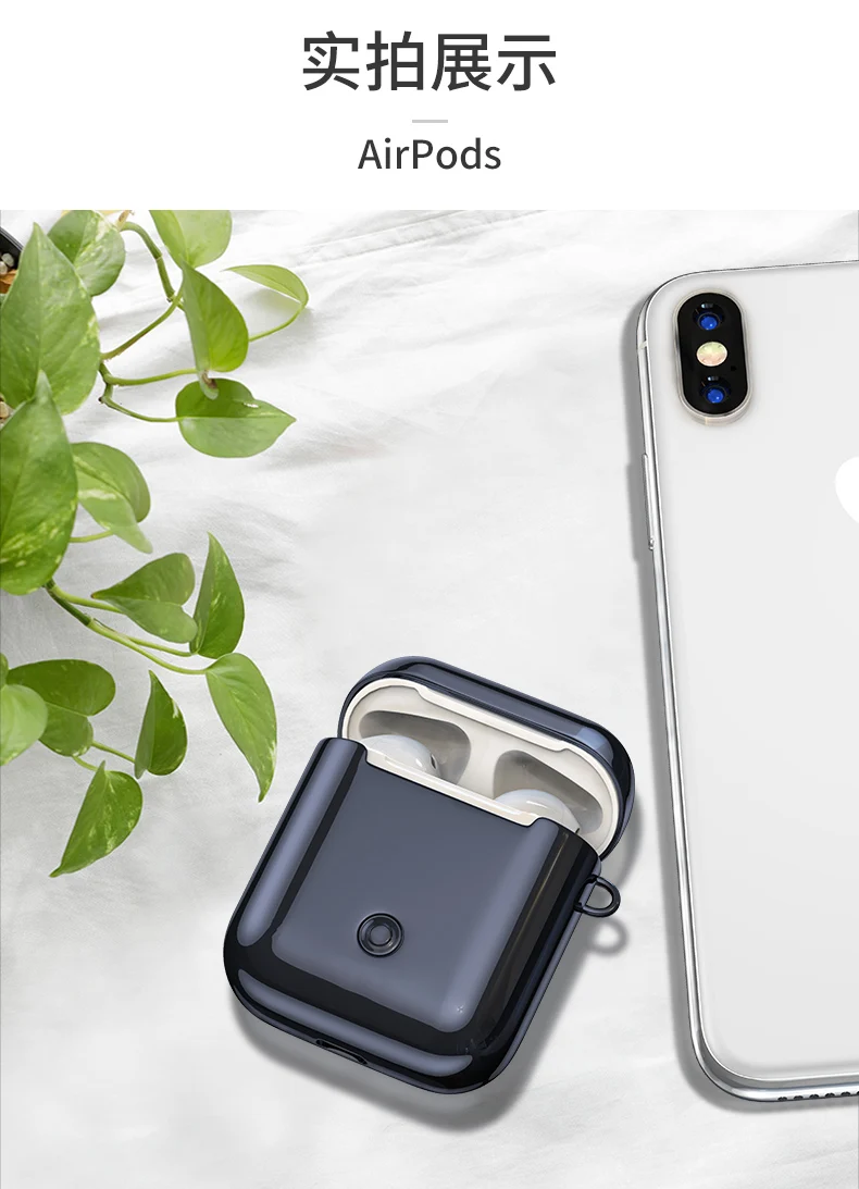 Wireless Bluetooth Headphone Case For Airpods 2 Case Luxury Avocado Case Protection Cover For Apple Air Pods Earpods Accessories