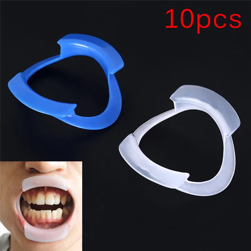 10pcs O Shape Intraoral Cheek Retractor Teeth Whitening Mouth Opener Braces Dental Dentist Materials Tools